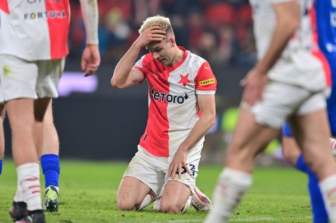 Obránce Slavie Ondřej Zmrzlý Obránce Slavie Ondřej Zmrzlý
