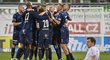 Fotbalisté Slovácka se radují z postupu do finále MOL Cupu po výhře nad Hradcem