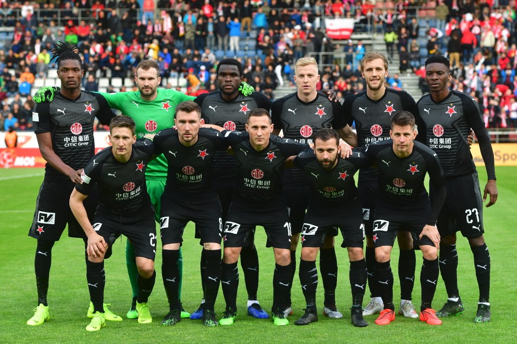 Základní sestava Slavie pro finále MOL Cupu