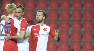 Slavia - Karviná 5:2. Domácí se prostříleli do semifinále poháru