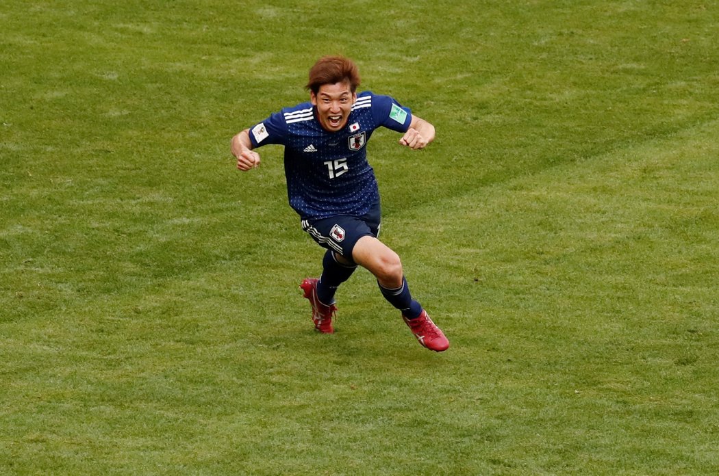 Yuya Osako vstřelil vítězný gól Japonců