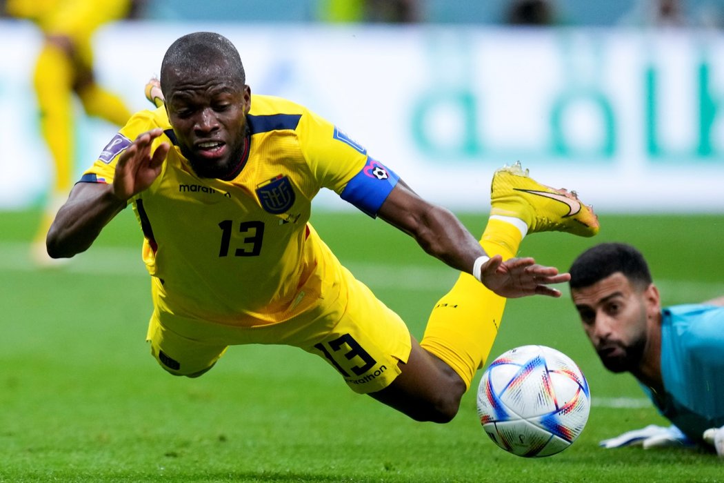 Kapitán Ekvádoru Enner Valencia