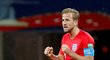 Anglický kapitán Harry Kane proti Tunisku vstřelil oba góly a byl hlavním hrdinou utkání