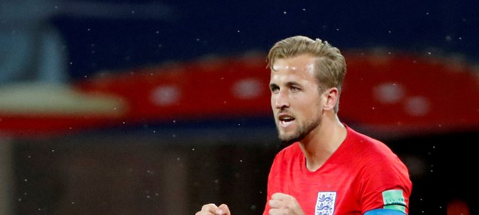 Anglický kapitán Harry Kane proti Tunisku vstřelil oba góly a byl hlavním hrdinou utkání