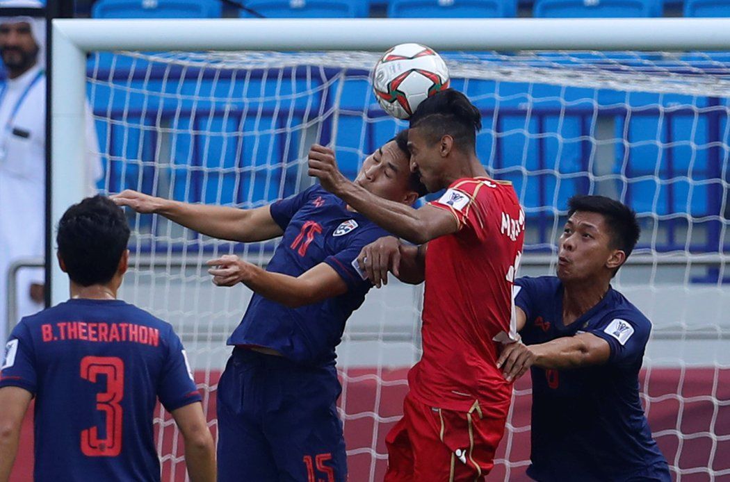 Fotbalisté Bahrajnu podlehli Thajsku 0:1