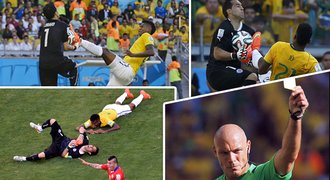 Brazilská FRUSTRACE! Útočník Jo nechutně zajel do brankáře Chile