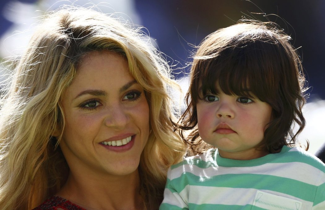 Shakira vzala na finále MS v Brazílii i syna Milana