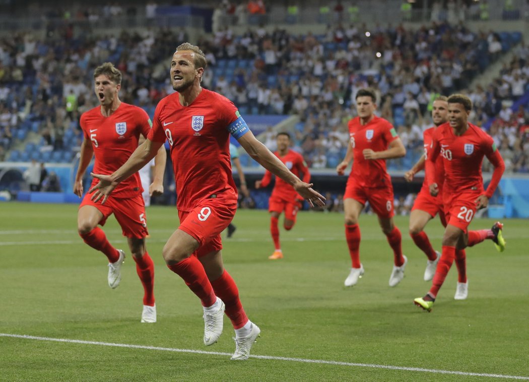 Gólový stroj z Londýna válí i v Rusku! První gól Albionu na turnaji dal Harry Kane