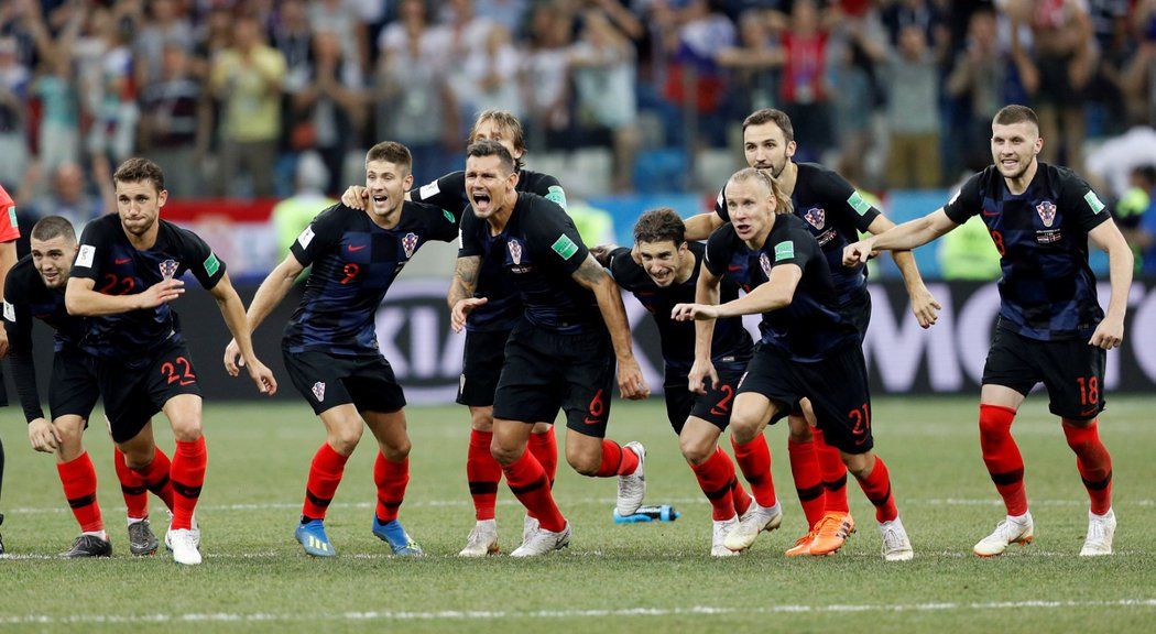 Obrovská euforie Chorvatů po postupu! Na penalty vyhráli 3:2