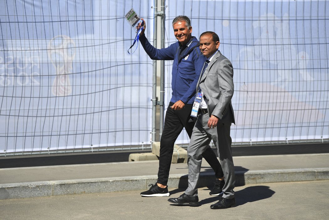 Portugalský trenér Carlos Queiroz vede íránskou reprezentaci už od roku 2011, dostal se s ní na druhé mistrovství světa
