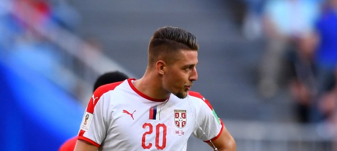 Sergej Milinković-Savić v utkání proti Kostarice