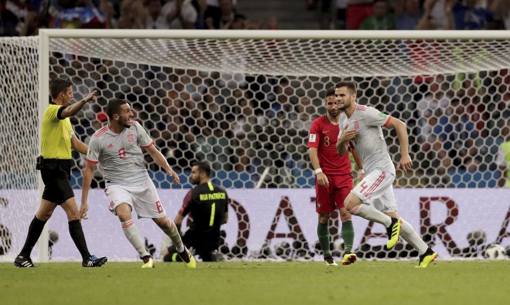 Nacho Fernández se trefil parádně do sítě Portugalska