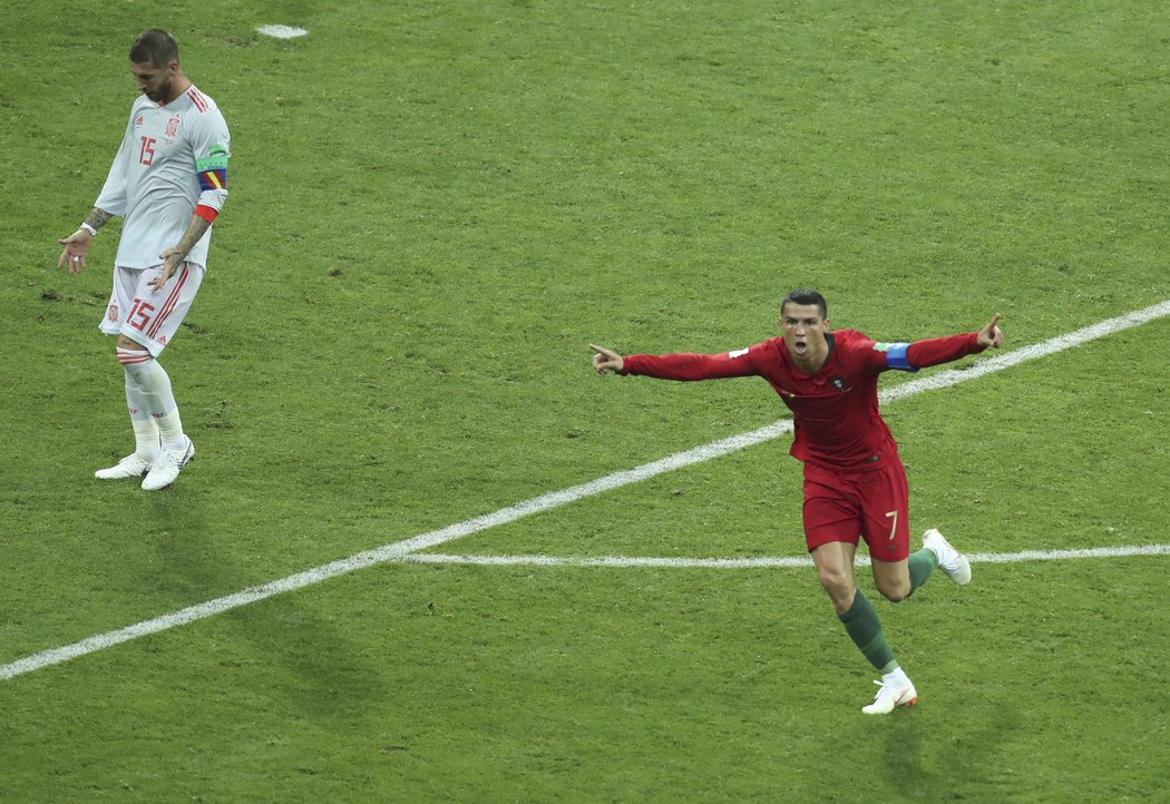 Cristiano Ronaldo rozvlnil síť a takhle se raduje