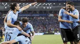 Uruguay – Portugalsko 2:1. Ronalda a spol. vyřídil Cavani dvěma góly