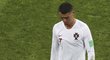 Cristiano Ronaldo opouští hřiště posmutnělý, Portugalci na čampionátu končí