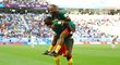 I Kamerunci dali dva góly během tří minut, díky nim vyrovnali zápas