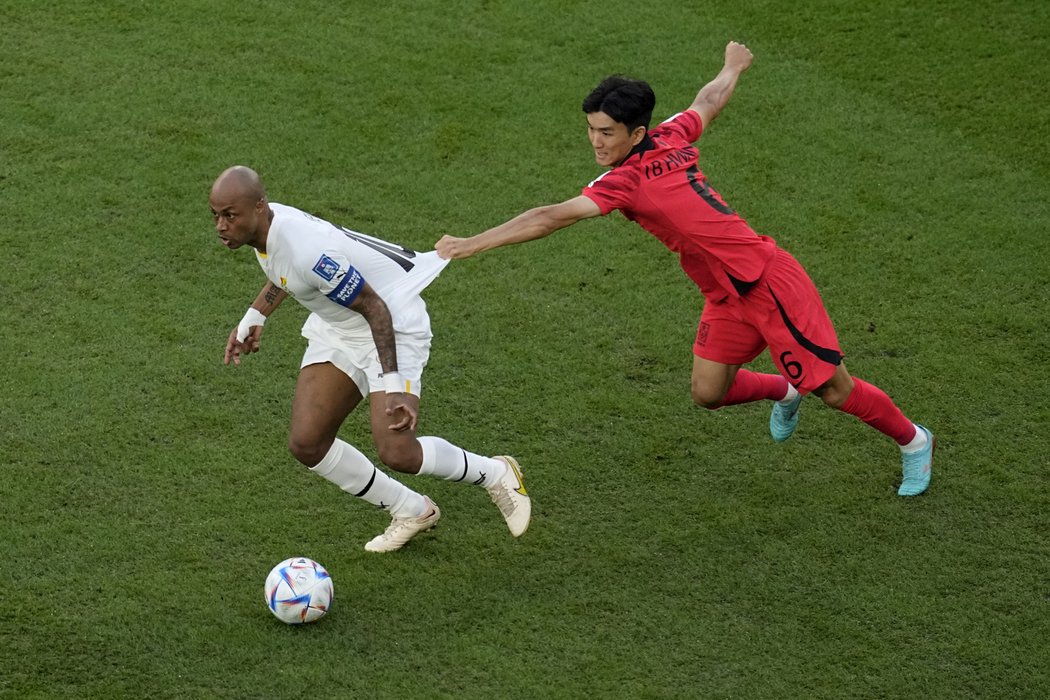 Zápas Jižní Koreje s Ghanou začal asijským tlakem