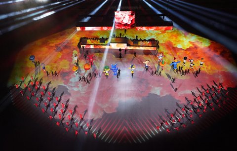 Opening ceremony in Qatar
