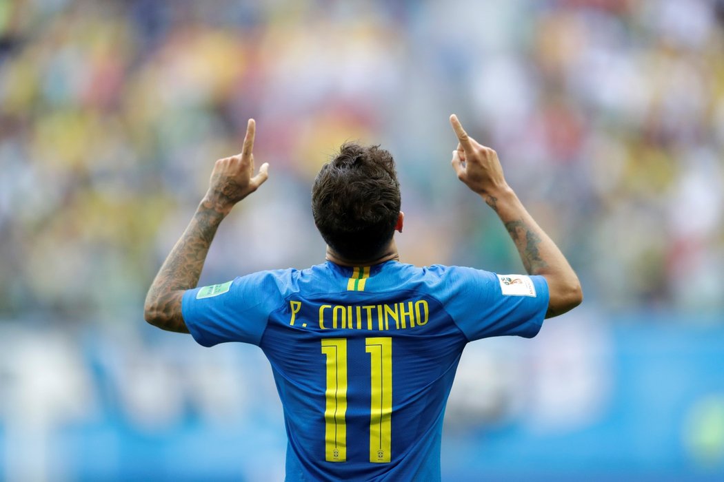 Coutinho ukončil brazilské trápení proti Kostarikce a vstřelil vedoucí branku favorita