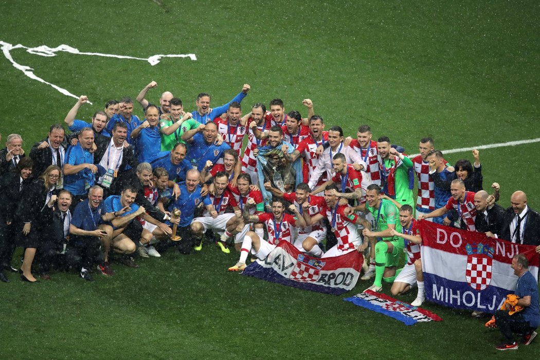 Stříbrný tým z MS v Rusku, reprezentace Chorvatska