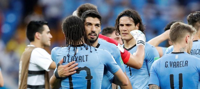 Uruguayští fotbalisté zdolali Saúdskou Arábii, čímž si zajistili postup do osmifinále MS v Rusku