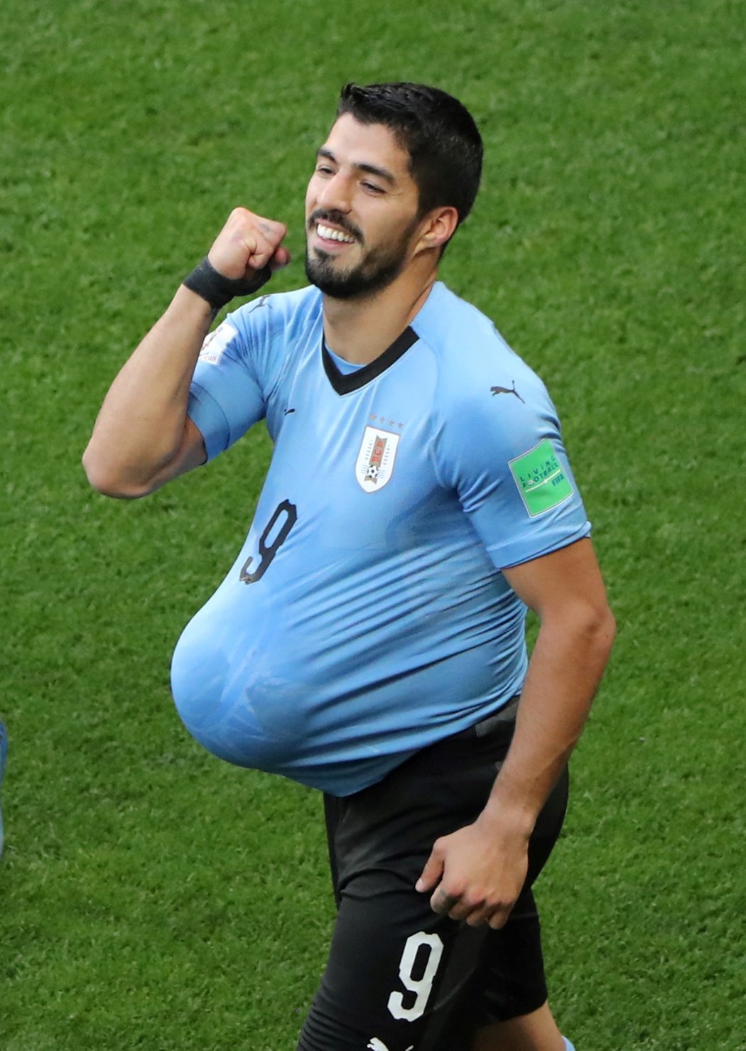 Luis Suárez se postaral o vedoucí branku Uruguaye proti Saúdské Arábii