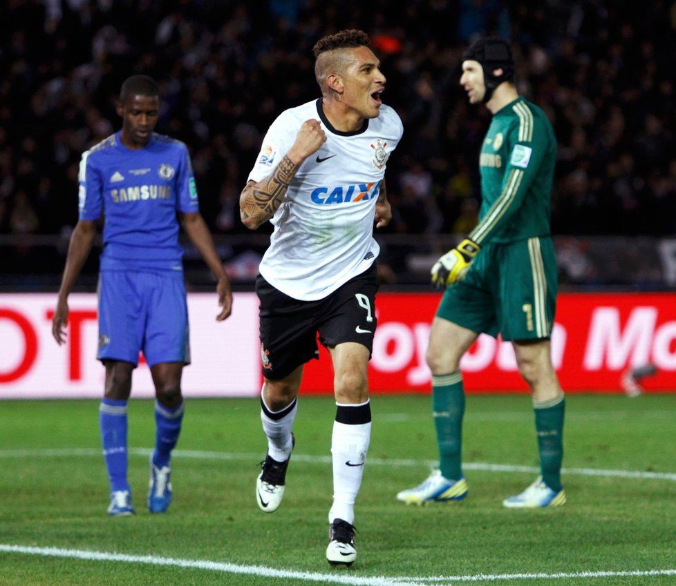O výhře Corinthians rozhodl jediným gólem zápasu Guerrero