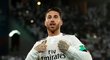 Kapitán Realu Sergio Ramos slaví druhou branku svého týmu