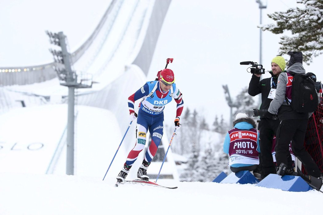 Ole Einar Björndalen na mistroství světa v Norsku