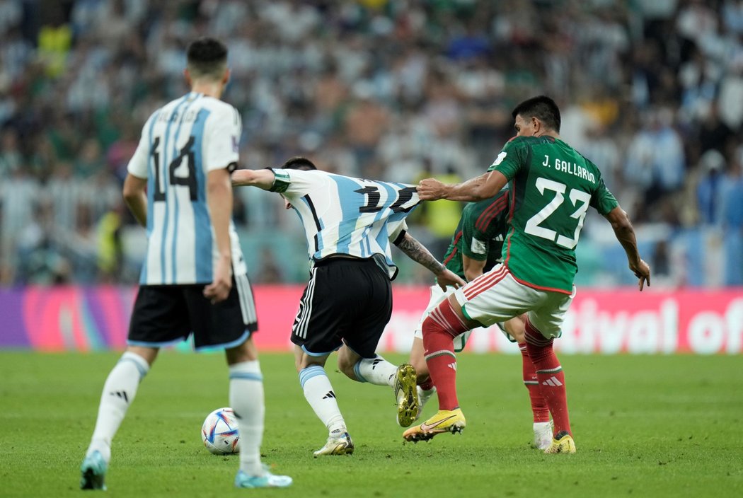 Argentina zdolala Mexiko 2:0