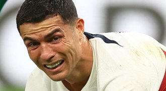 Ronaldo v slzách: pohled, který trhal srdce. Šanci v nastavení nevyužil