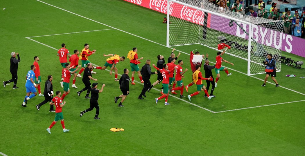 Marocká euforie po výhře nad Portugalskem