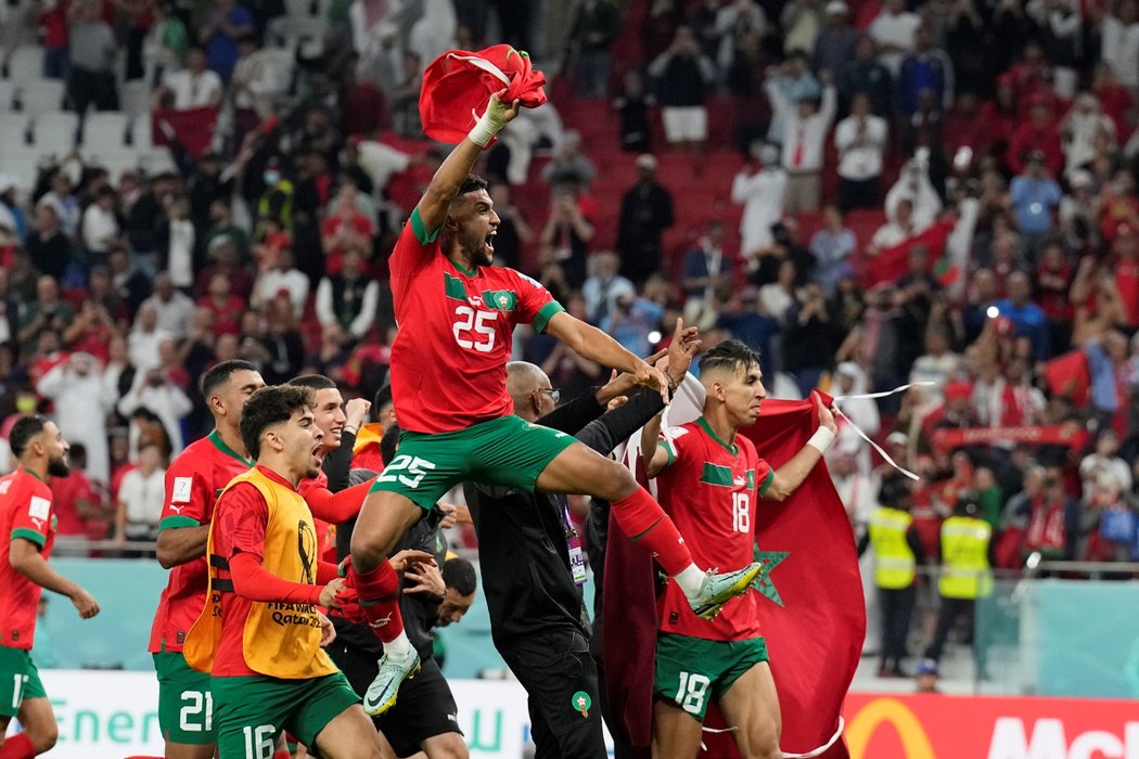 Marocká euforie po výhře nad Portugalskem