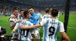 Euforie Argentinců po dalším gólu