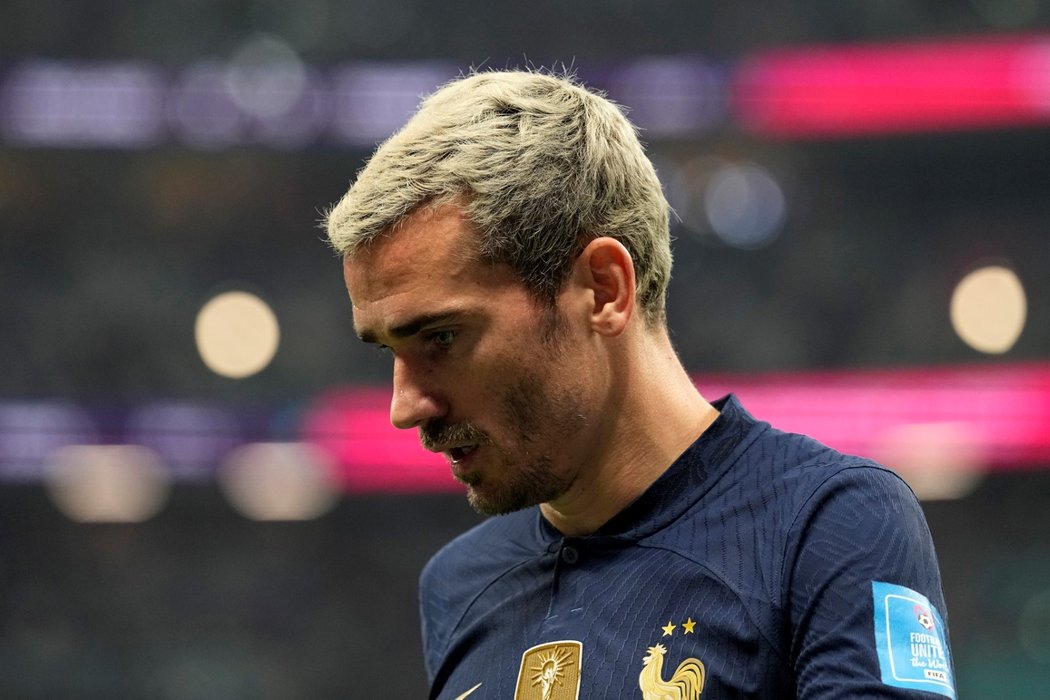 Soustředěný Antoine Griezmann na šampionátu v Kataru