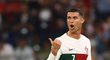 Cristiano Ronaldo během souboje s Jižní Koreou