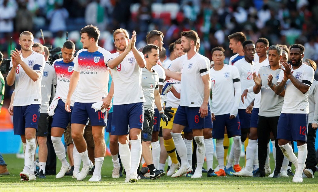 První přípravu před mistrovstvím světa Angličané v čele s kapitánem Harrym Kanem zvládli, Nigérii porazili 2:1