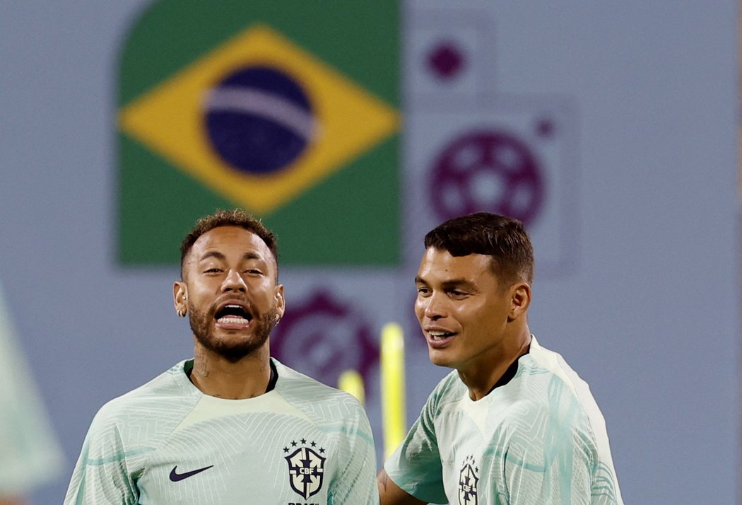 Neymar a Thiago Silva patří k hlavním oporám Brazílie