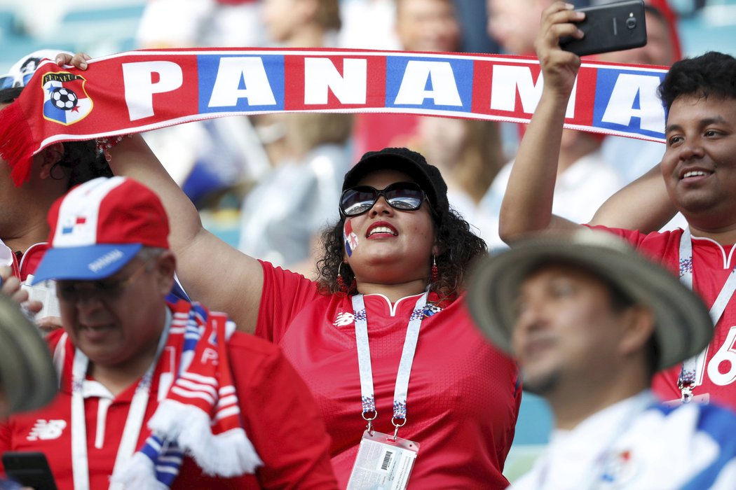 Fanoušci Panamy fotbalovém na MS v Rusku