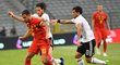 Belgický kapitán Eden Hazard uniká egyptské obraně v přípravném utkání před MS v Rusku