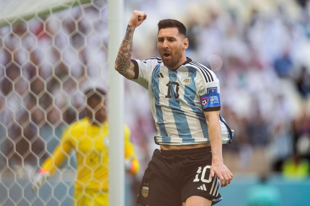 Lionel Messi proměnil pokutový kop