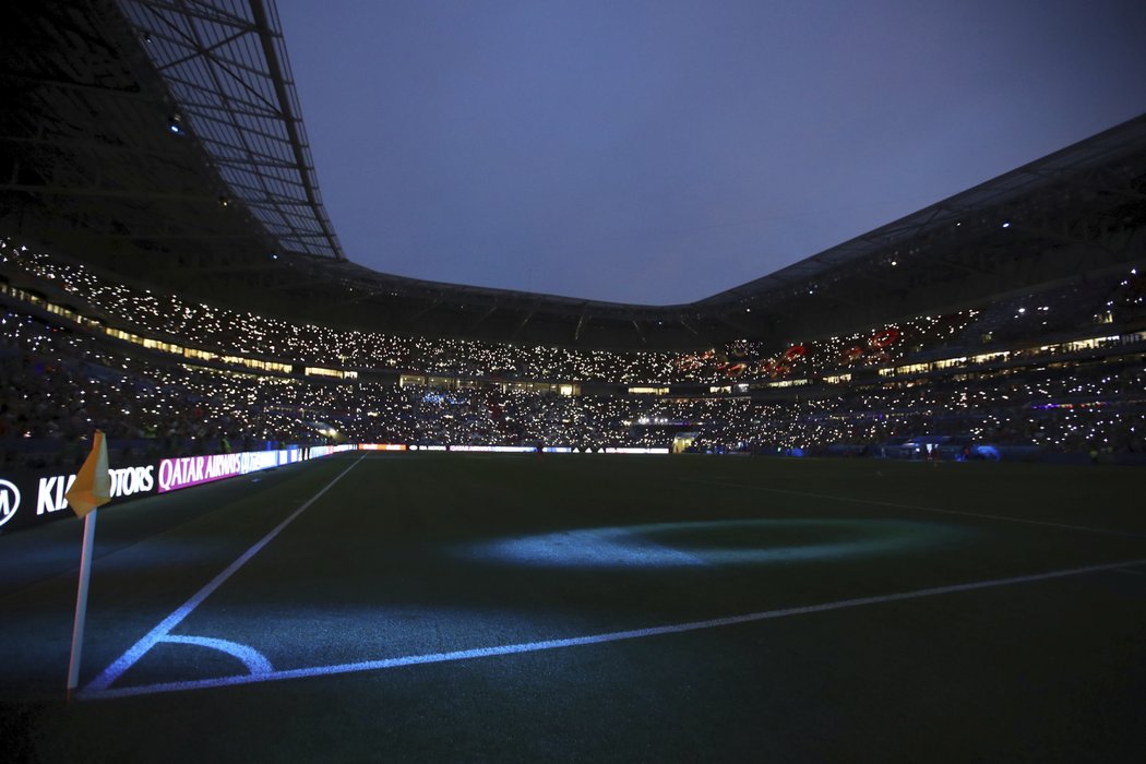 Stadion v Lyonu před semifinále