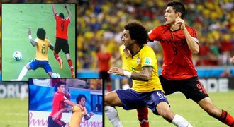Penalta pro Brazílii nebude? Marcelo se zlobil po faulu ve vápně