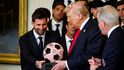 Americký prezident Donald Trump s Lionelem Messim Americký prezident Donald Trump s Lionelem Messim