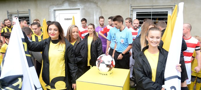 Zápas v rámci projektu Můj fotbal živě ve Vroutku byl pro všechny velkým svátkem