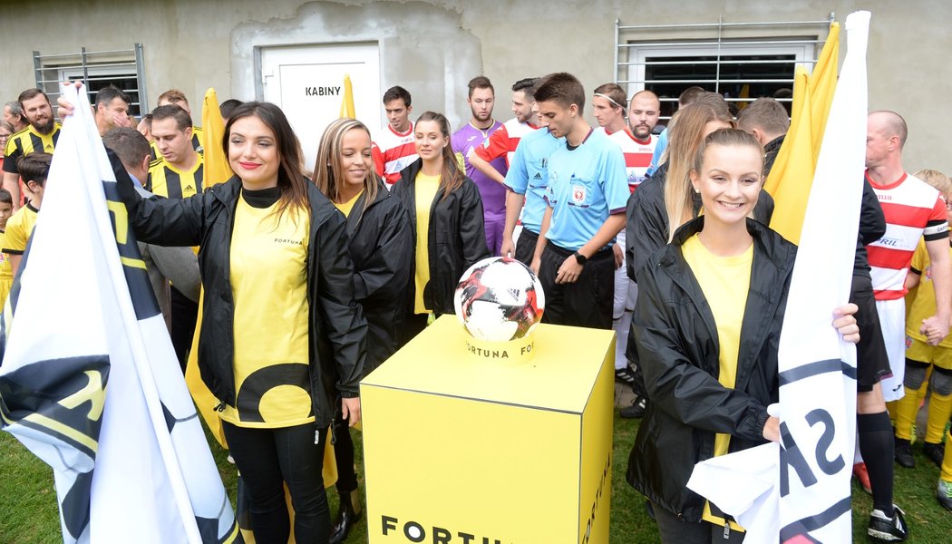 Zápas v rámci projektu Můj fotbal živě ve Vroutku byl pro všechny velkým svátkem