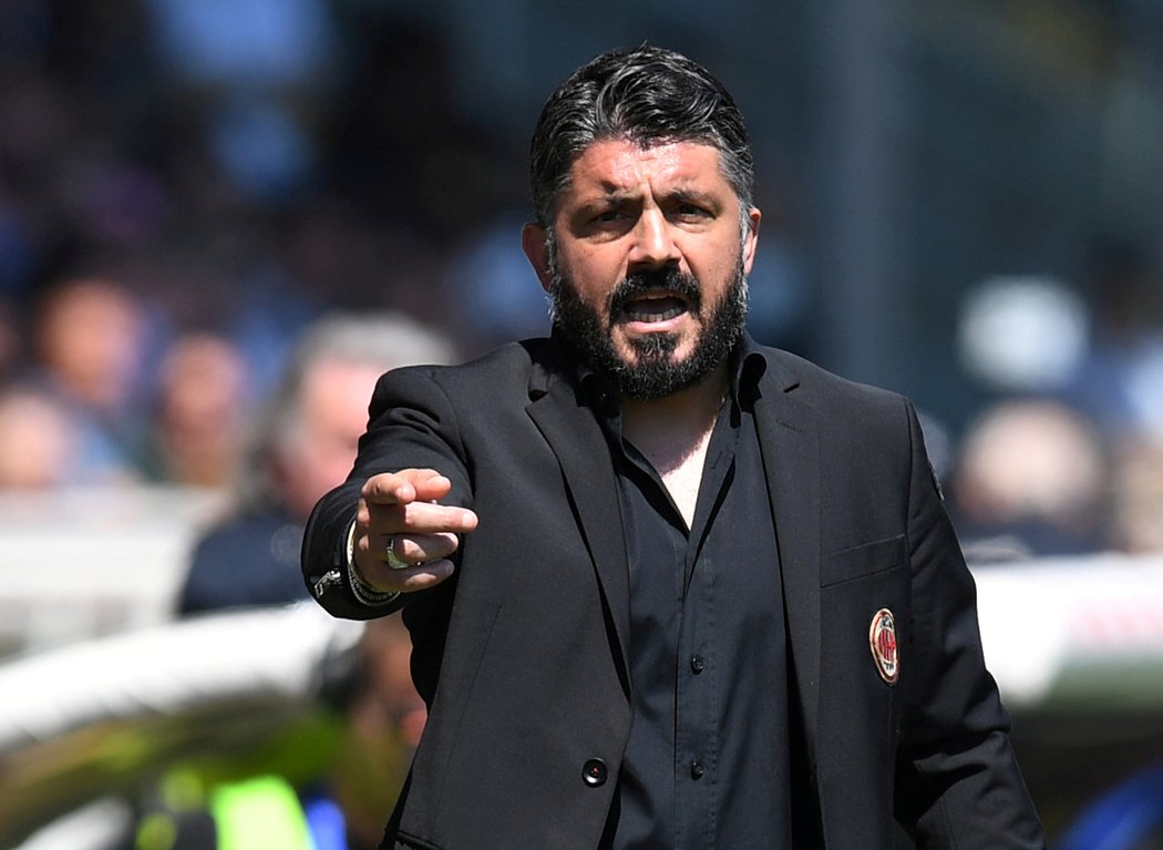 Gennaro Gattuso ještě jako kouč AC Milán