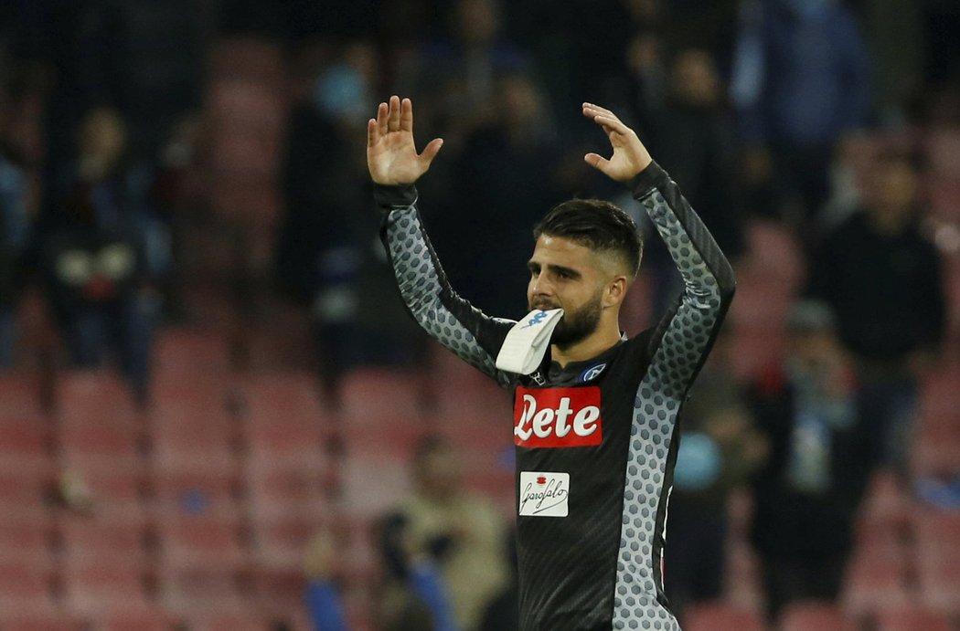 Lorenzo Insigne se raduje v dresu Neapole