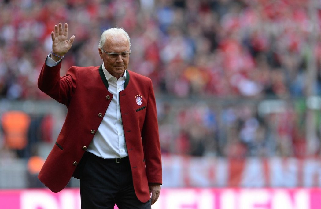 Franz Beckenbauer jako legenda Bayernu Mnichov