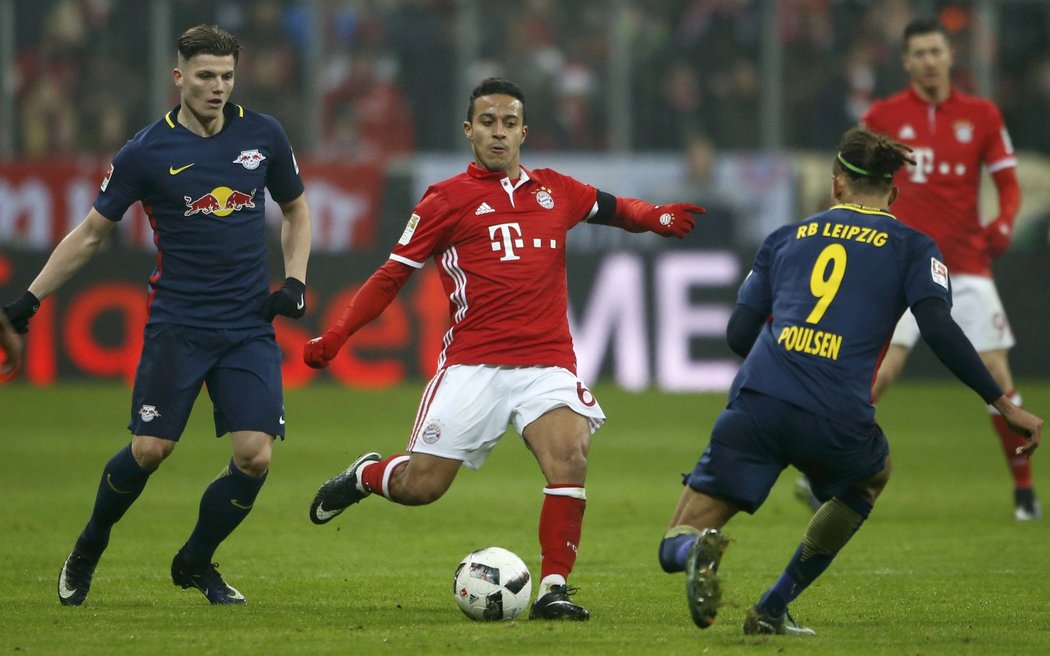 Thiago obstaral první trefu Bayernu